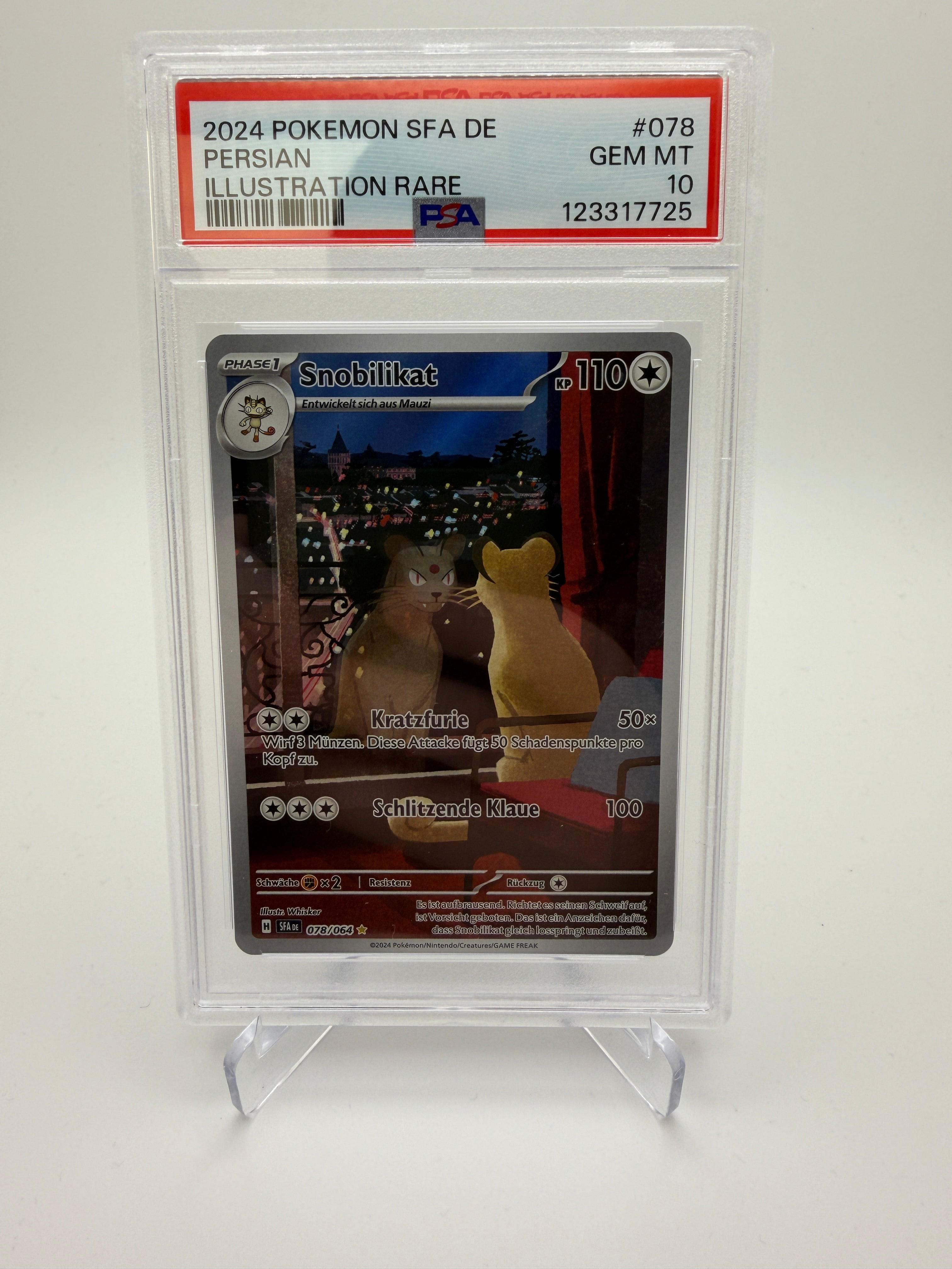 Pokémon - Snobilikat - SFA #078 (Deutsch) - PSA 10