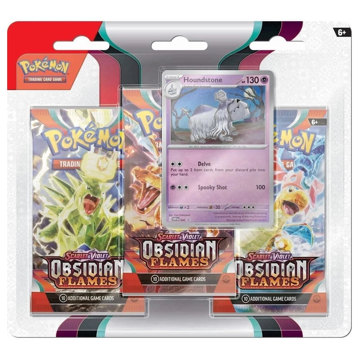 Pokémon - Obsidian Flames - 3-Pack Blister - Houndstone