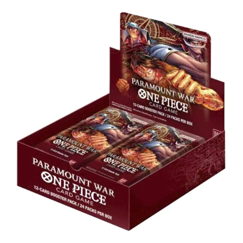 One Piece - Paramount War OP-02 - Display / Booster Box (RED BOTTOM)
