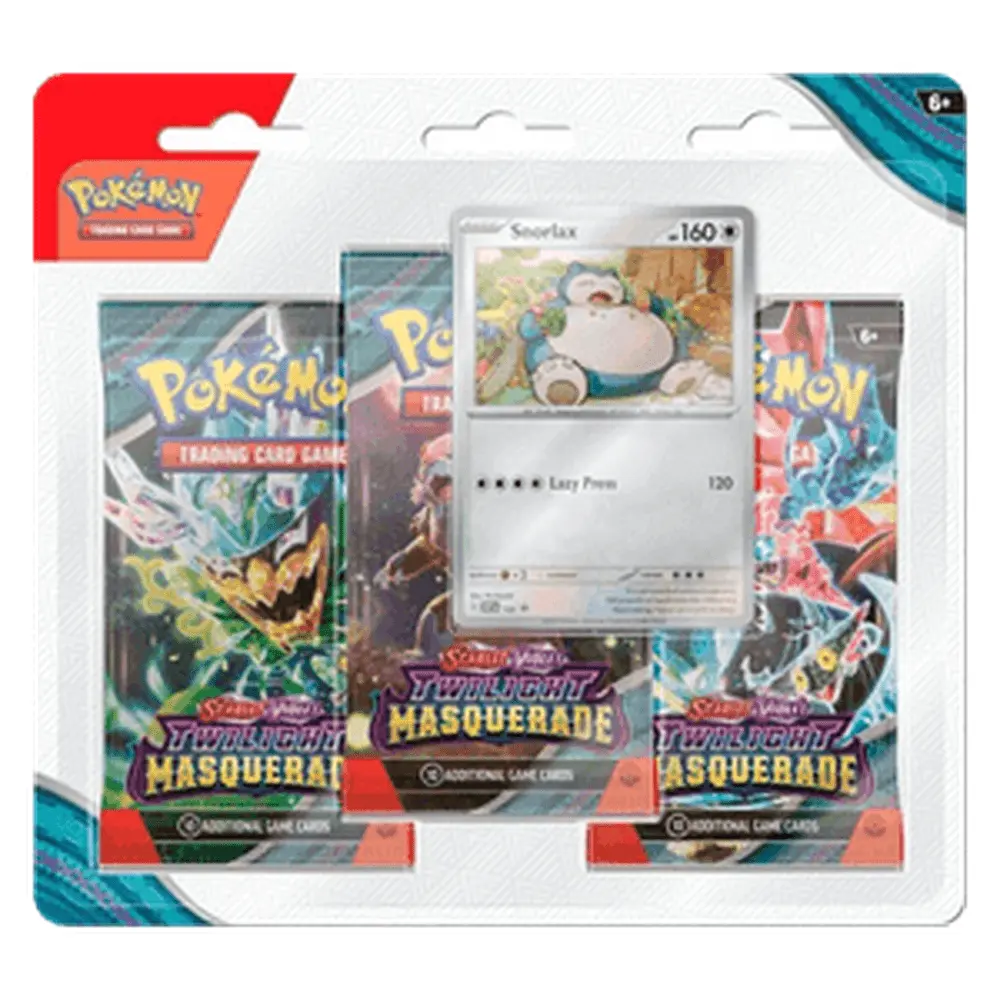 Pokémon - Maskerade im Zwielicht: Relaxo - 3-Pack Blister - Englisch EN - SouthWestTradingTeam GbR