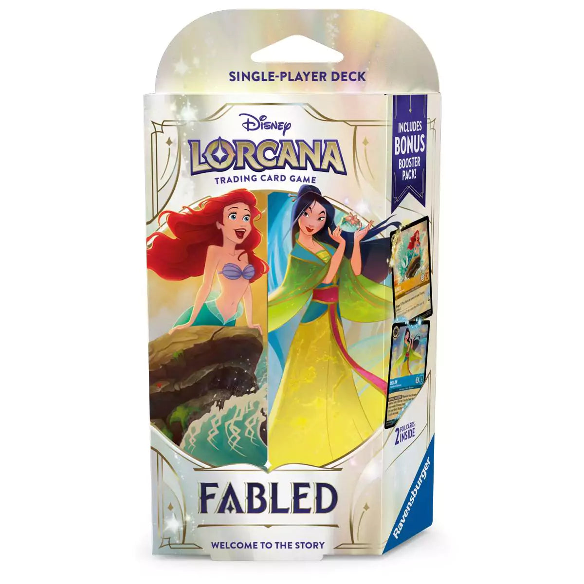 Disney Lorcana - Single Player Decks Fabled Ariel & Mulan (Englisch, Neu & OVP)
