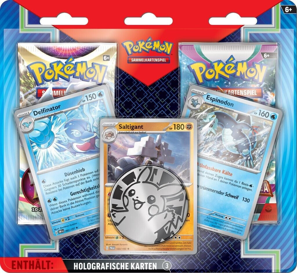 Pokémon - Delfinator, Espinodon & Saltigant - 2-Pack Blister (Deutsch, Neu & OVP)