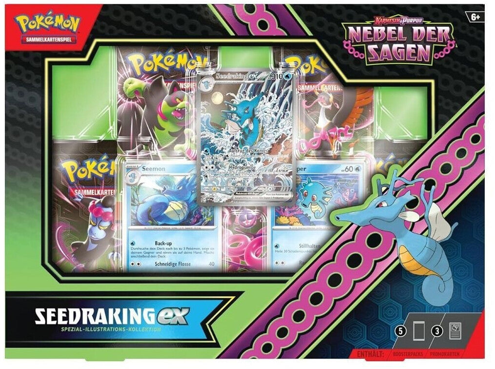 Pokémon - Nebel der Sagen: Seedraking ex - Box Set (Deutsch, Neu & OVP)