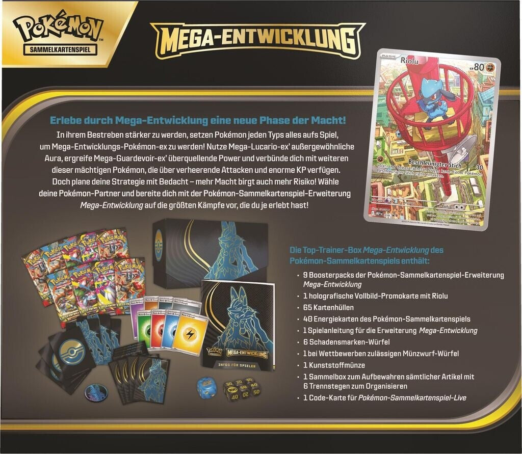 Pokémon - Mega Guardevoir - Top-Trainer-Box (Deutsch, Neu & OVP)