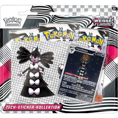 Pokémon - Weiße Flammen Tech Sticker Kollektion - 3-Pack Blister (Deutsch, Neu & OVP)