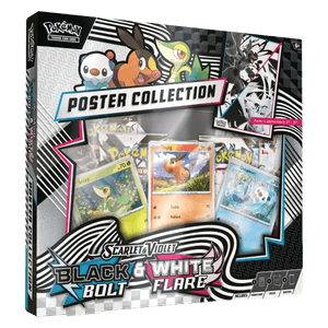 Pokémon - Black Bolt & White Flare: Poster Collection - Box Set (Englisch, Neu & OVP)