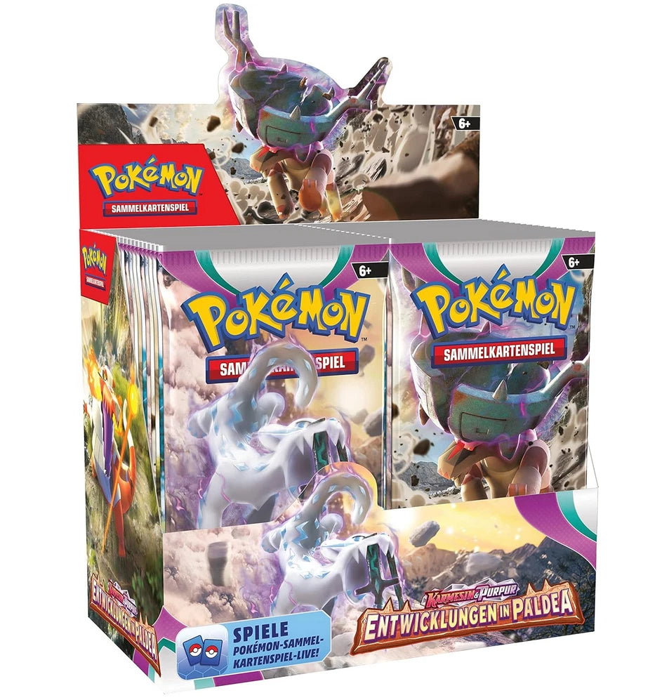 Pokémon - Entwicklungen in Paldea - 36er Booster-Display